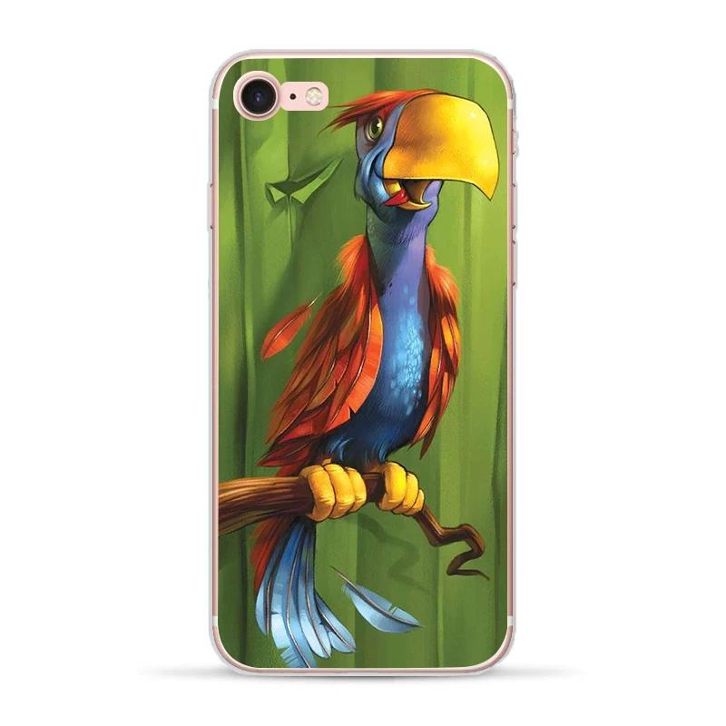 Милый чехол с животными для Apple iPhone XR 5 5S SE 6 6S 7 8 Plus X XS MAX Parrot Dog мягкий силиконовый из