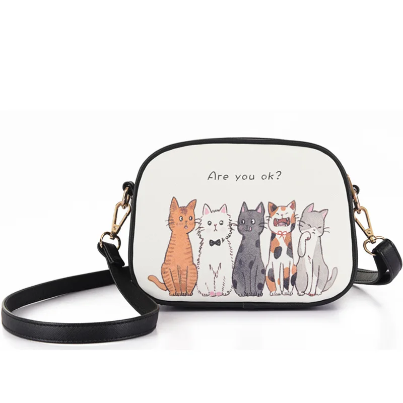 Новинка 2018 маленькие женские сумки милая сумка через плечо с мультяшным принтом