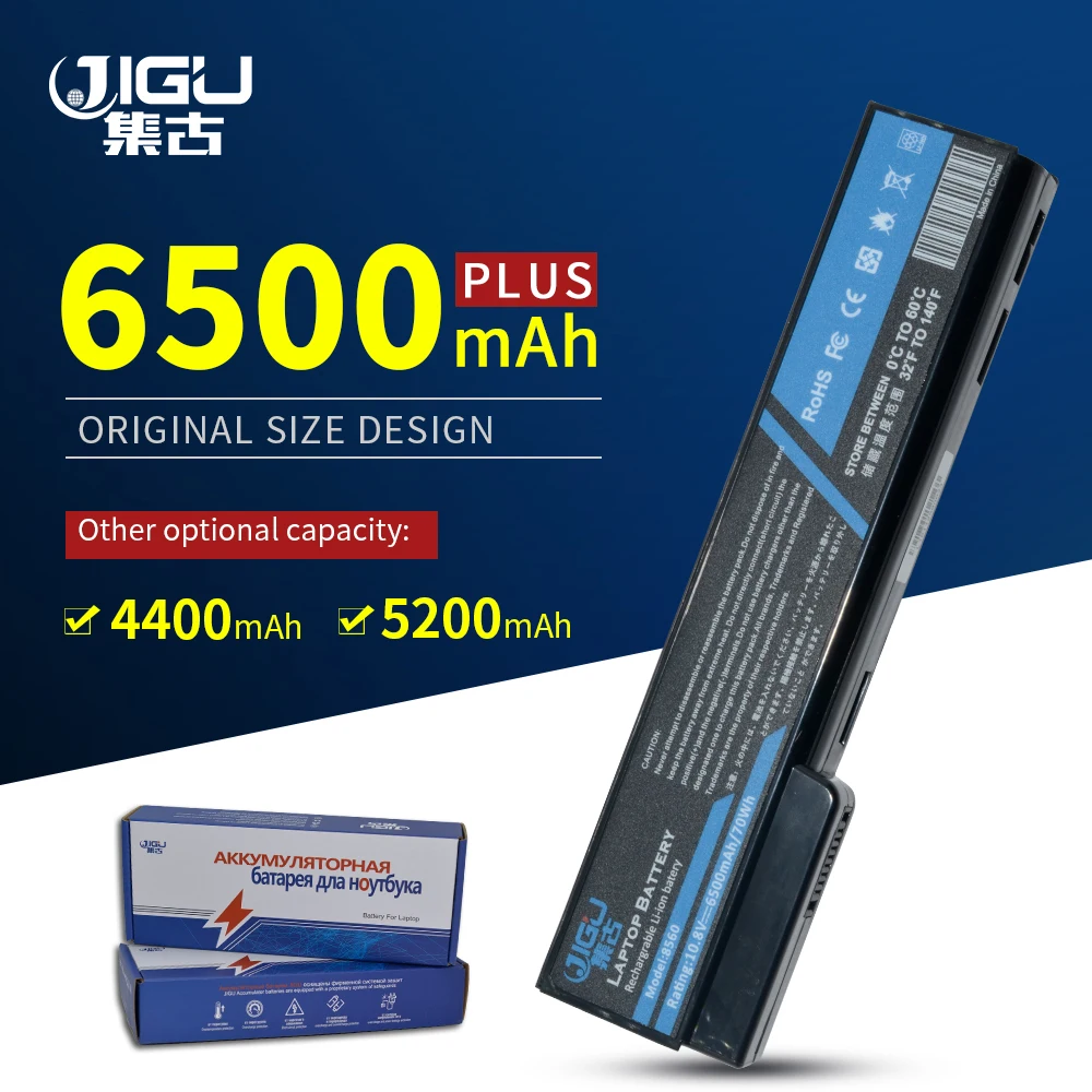 Батарея для ноутбука JIGU ProBook 6465b 6560b 6360b 6460b 6565b серии HP EliteBook 8460p 8460w 8560p серии|laptop