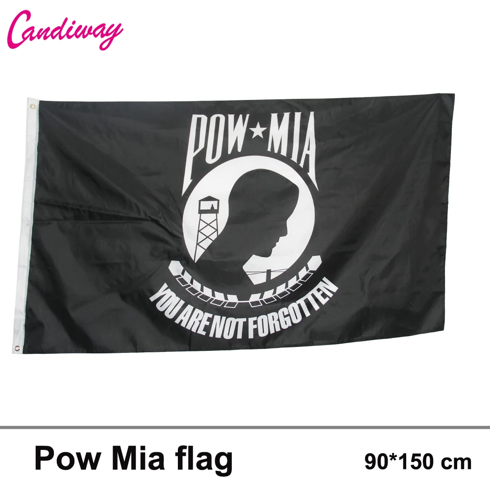 POW MIA флаг из полиэстера военный бывший в армейском стиле армии Соединенные Штаты