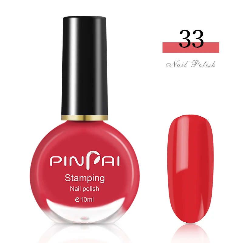 Color 33 Pinpai 10 мл Очищаемый на водной основе лак для ногтей с блестками быстрая сушка легкое удаление Nagellak Маникюр цветная краска Vernis лак для ногтей - Цвет: Color 33