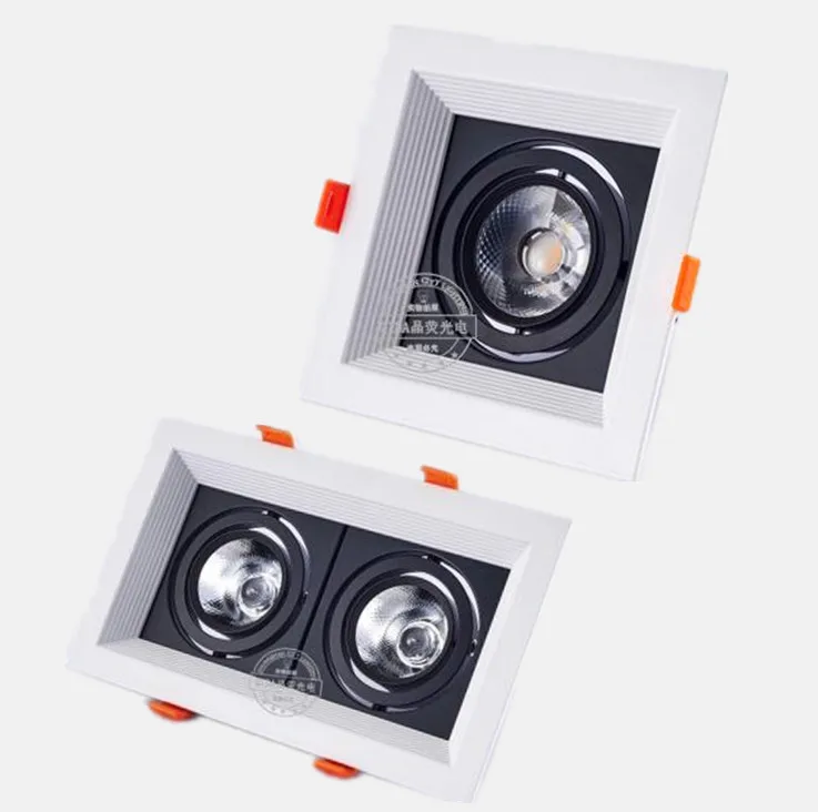 1 шт. энергосберегающий 10 Вт 20 AC110V 220V LED cob Диммируемый потолочный светильник