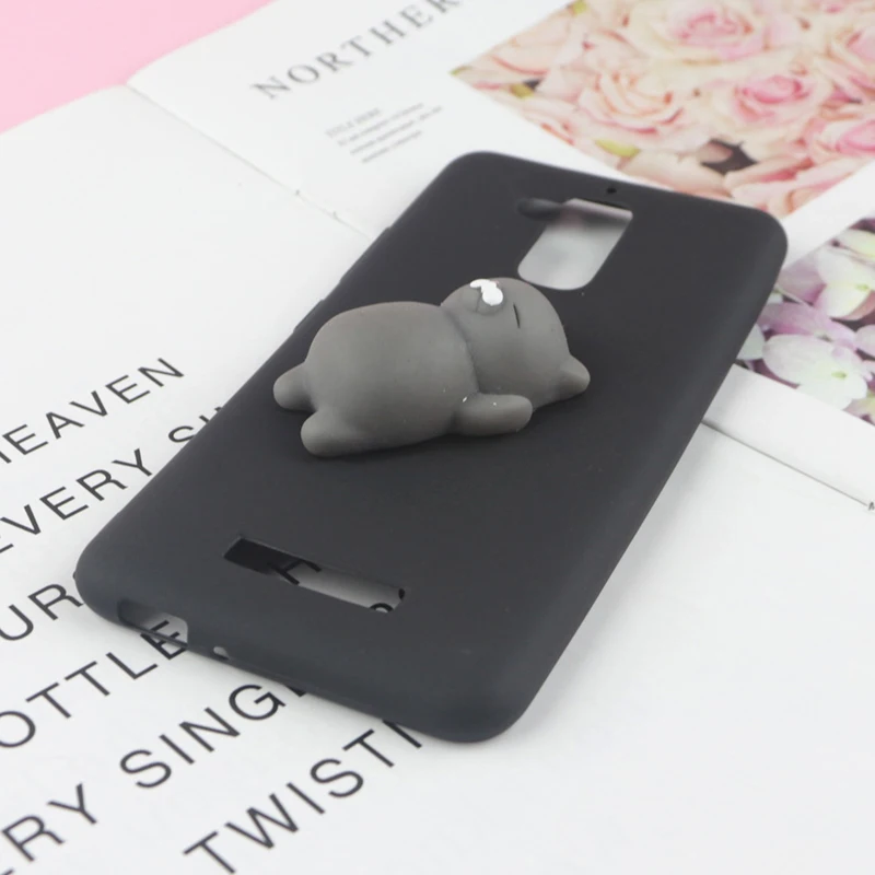 Мягкими 3D игрушки телефон Cat Чехол для Asus Zenfone 3 Max ZC520TL ZC553KL ZE520KL 4 ZC554KL Selfie ZD552KL ZD553KL
