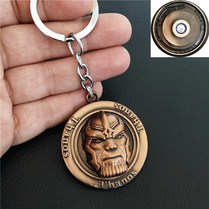 Вращающийся брелок с супергероями из фильма сплава для подарков фанатам фильмов