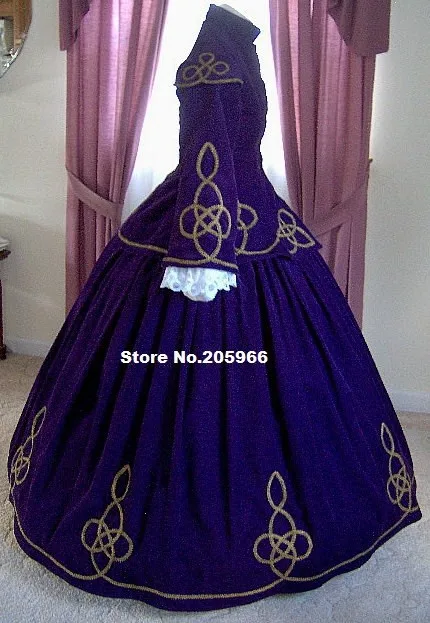 Индивидуальный пошив модель 1860s женское платье Женский костюм для путешествий