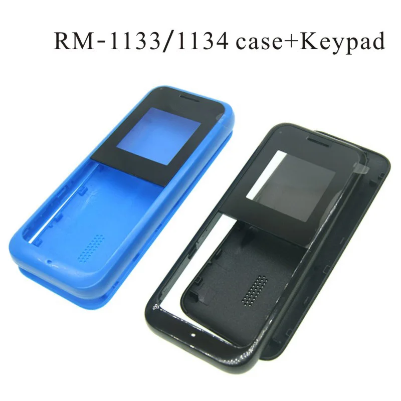 ДЛЯ Nokia 112 c1-02i rm1133 1134 106 107 105 Корпус Передняя Лицевая панель рамка чехол+ задняя крышка/крышка батарейного отсека+ клавиатура