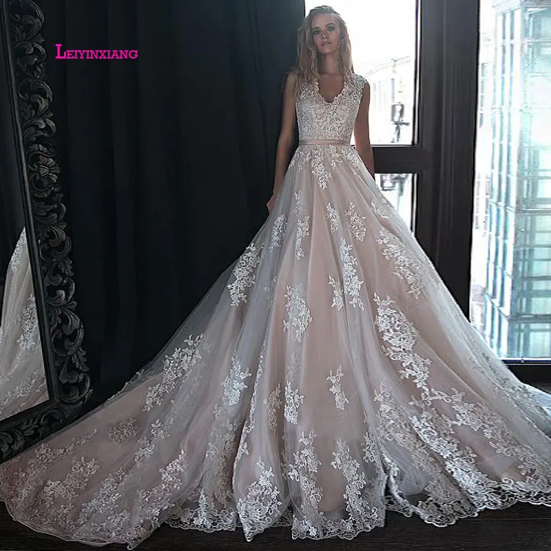 LEIYINXIANG популярное Новое поступление свадебное платье невесты Vestido De Noiva Sereia Robe