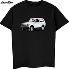 Футболка мужская летняя с круглым вырезом, крутая тенниска без отделки, майка с короткими рукавами в стиле хип-хоп, уличная одежда в стиле Харадзюку, 4 х4