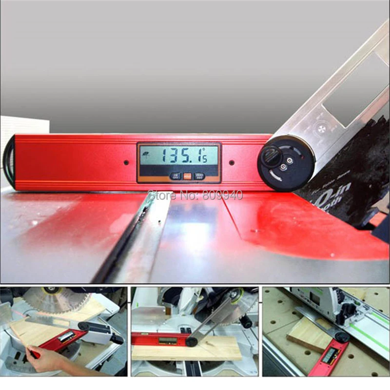 Цифровой угломер с пузырьковым уровнем 360 градусов аналоговый квадрант