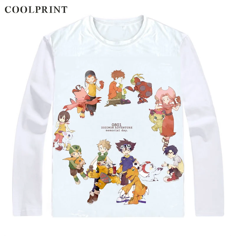 Style 19 Dejitaru Monsuta Digimon 5 футболок Многоцветные рубашки с длинными рукавами Digimon Savers отряд данных Digimon Seibazu Косплей рубашка - Цвет: Style 19
