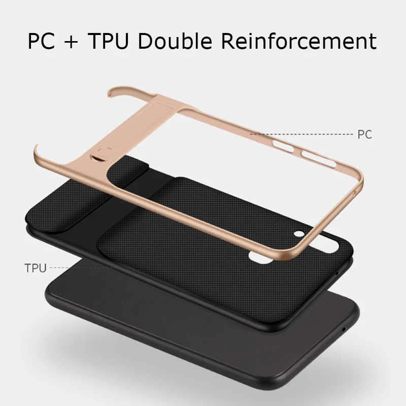 2019 абсолютно новый 360 Полный чехол для Samsung Galaxy M20 чехлы телефонов 3D подставка ТПУ