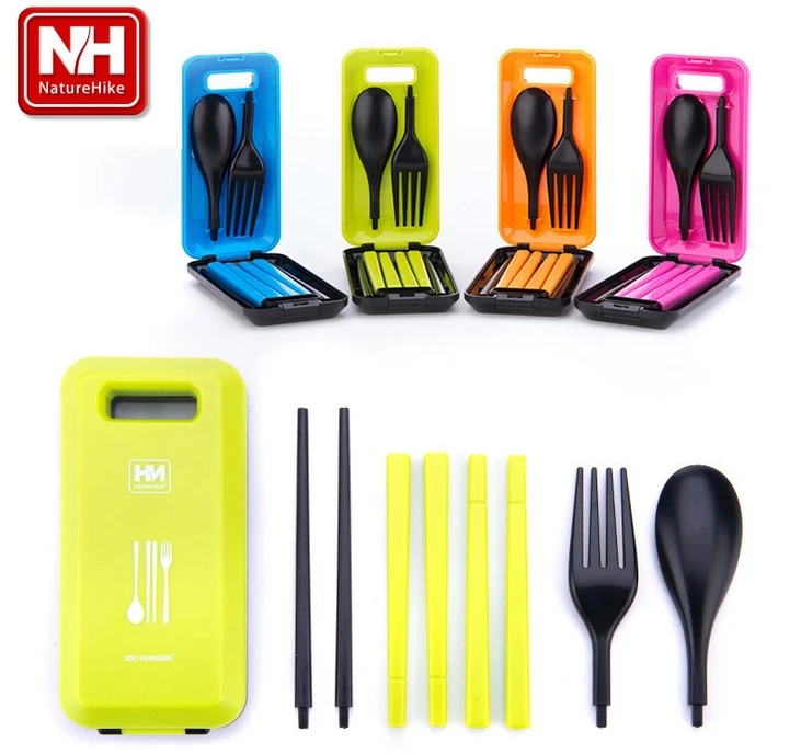 Naturehike NH15A001 T походная посуда для пикника Экологичная ABS Складная палочки еды