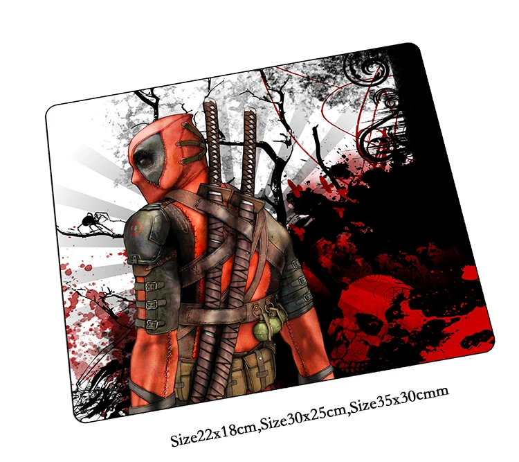 Коврик для мыши Deadpool 300x250 мм большие игровые коврики милые персонализированные