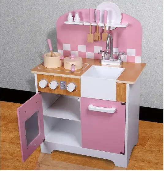 Игровой дом игрушки кухонные игрушки детские игрушки, имитация розового стиля Приготовление Риса настольная имитация модели игрушечная кухонная утварь для продажи