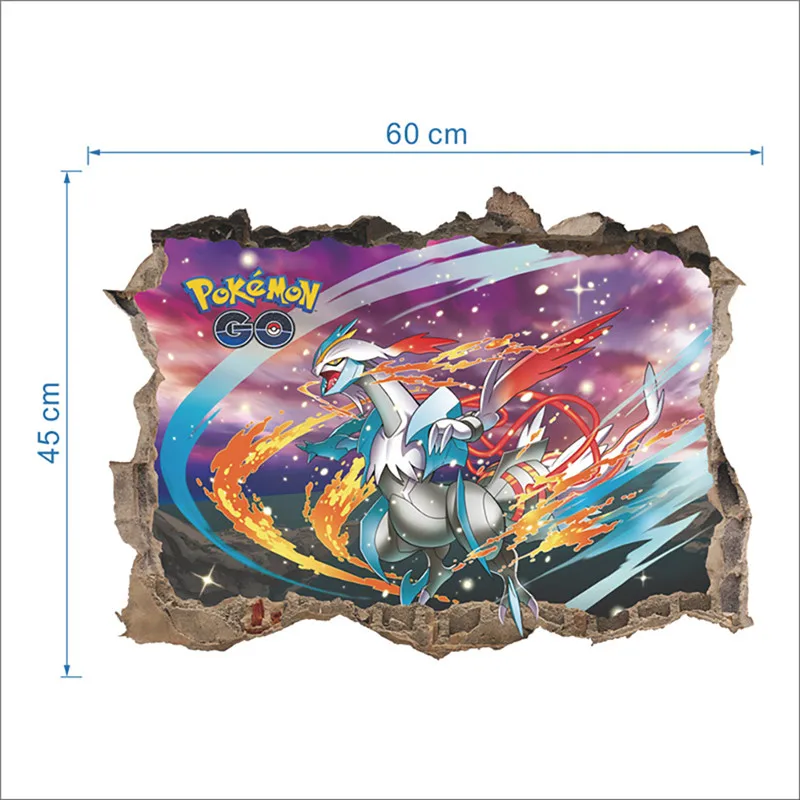 Карманный монстр покемон животное зоопарк 3D отверстие для окна домашняя