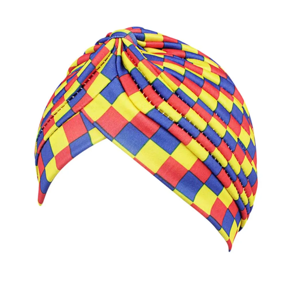 Женская печать Рак химиотерапия шляпа бини шарф Тюрбан головной убор шапка