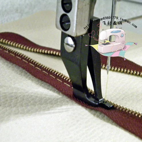 

Sewing machine synchronous upper and lower feeding presser foot thick material zipper presser foot inside and outside pressefeet