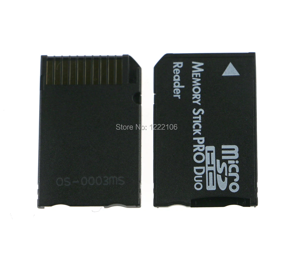 100 шт. Micro SD HC для карты памяти MS Pro Duo двойной адаптер с 2 слотами PSP 1000 2000 3000|hc|hc 300hc 10 |