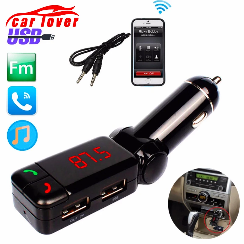 Автомобильный Bluetooth fm-передатчик Hands Free автомобильный комплект MP3 аудио плеер