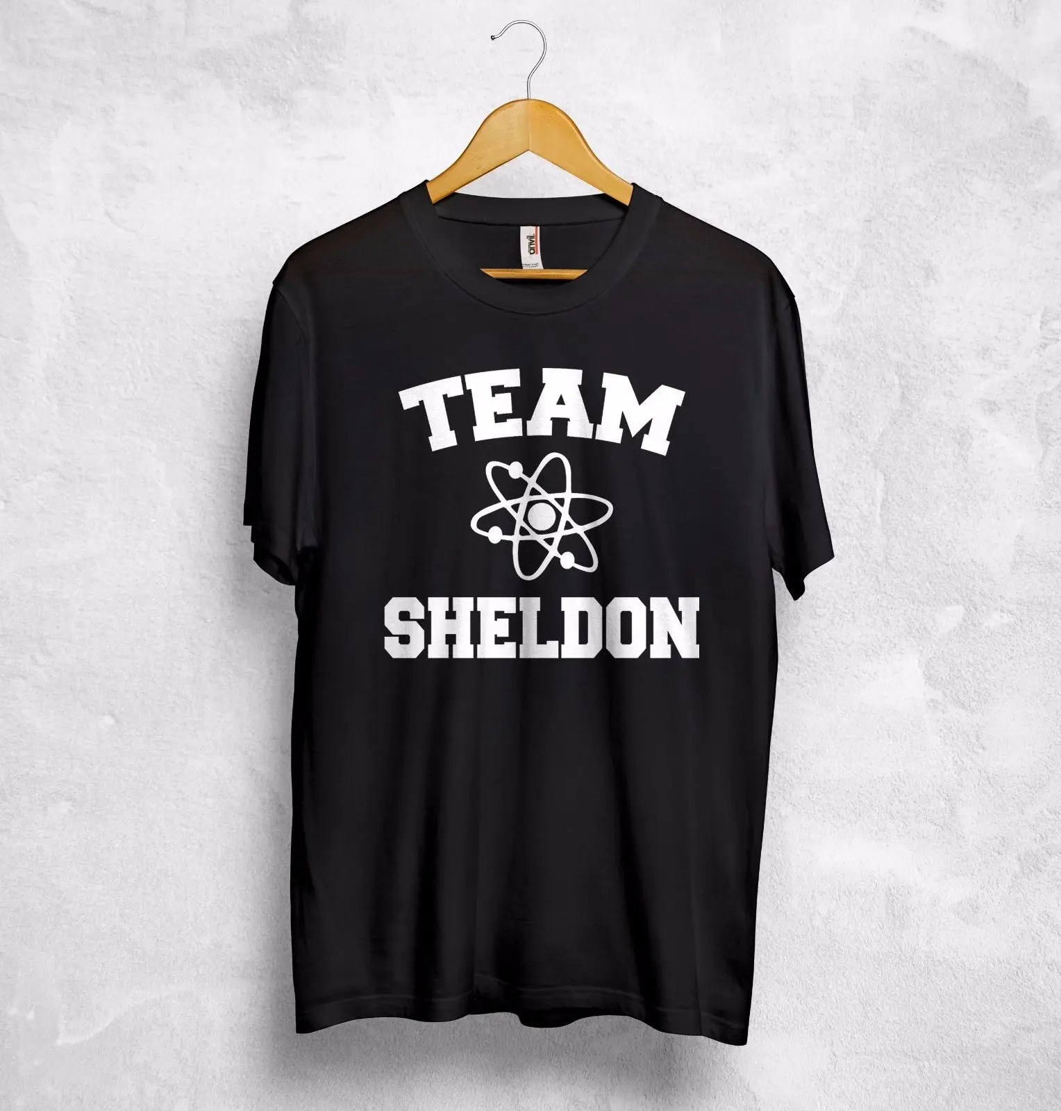Футболка с надписью Team Sheldon Cooper топ Nerd Geek The Big Bang Theory Penny Leonard Gift бесплатная