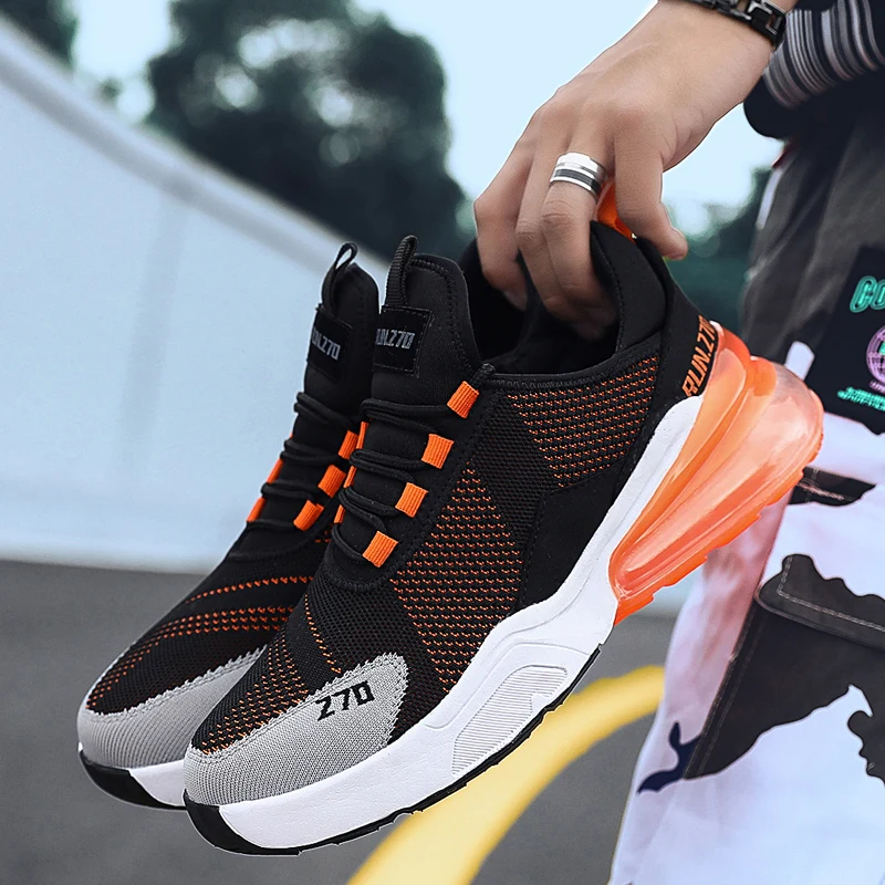 2019 Hot Sale Male Outdoors Breathable Mesh Sports Running Shoes Men Lightweight Comfortable Trainers Jogging Sneakers | Спорт и