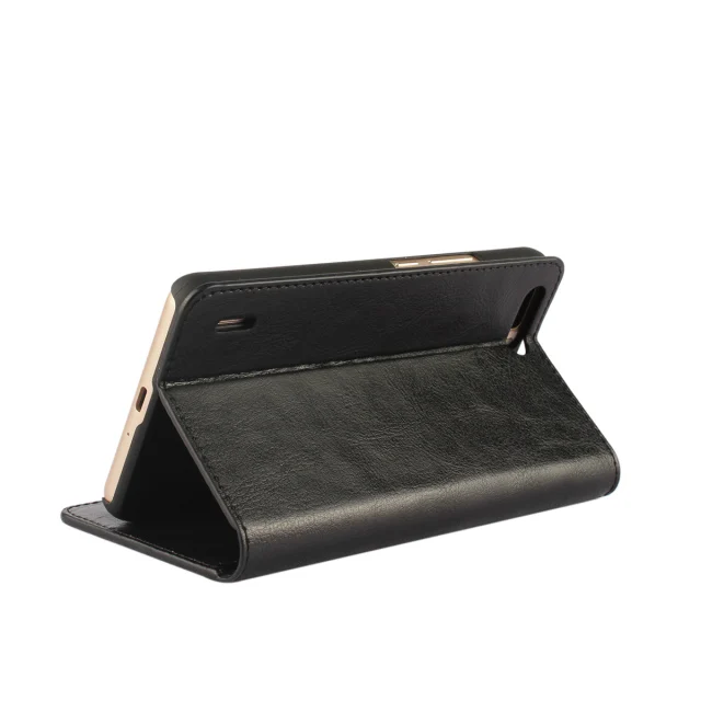 Factory price Luxury For Huawei Honor 6 Plus Genuine Cowhide Leather Flip Case Cover Wallet with Card Slots Holster | Мобильные