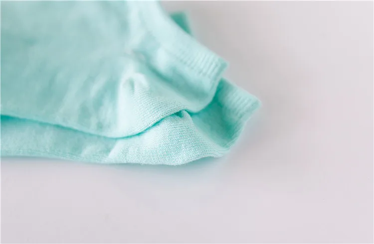 Весенне летние женские Короткие хлопковые носки тапочки ярких цветов с милым