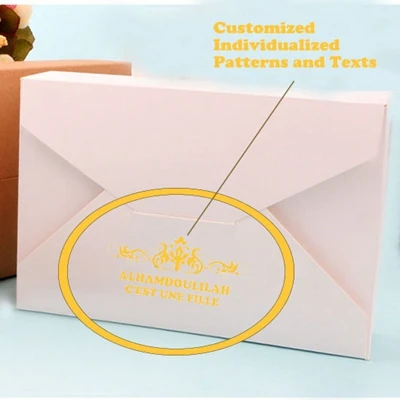 Personalized letter 50 шт. Персонализированные Регулируемая коробка может добавить изображение Дата логотип, название Свадебные фестивальные декорации подарок конференции рождественские подарочные коробки - Цвет: Personalized letter