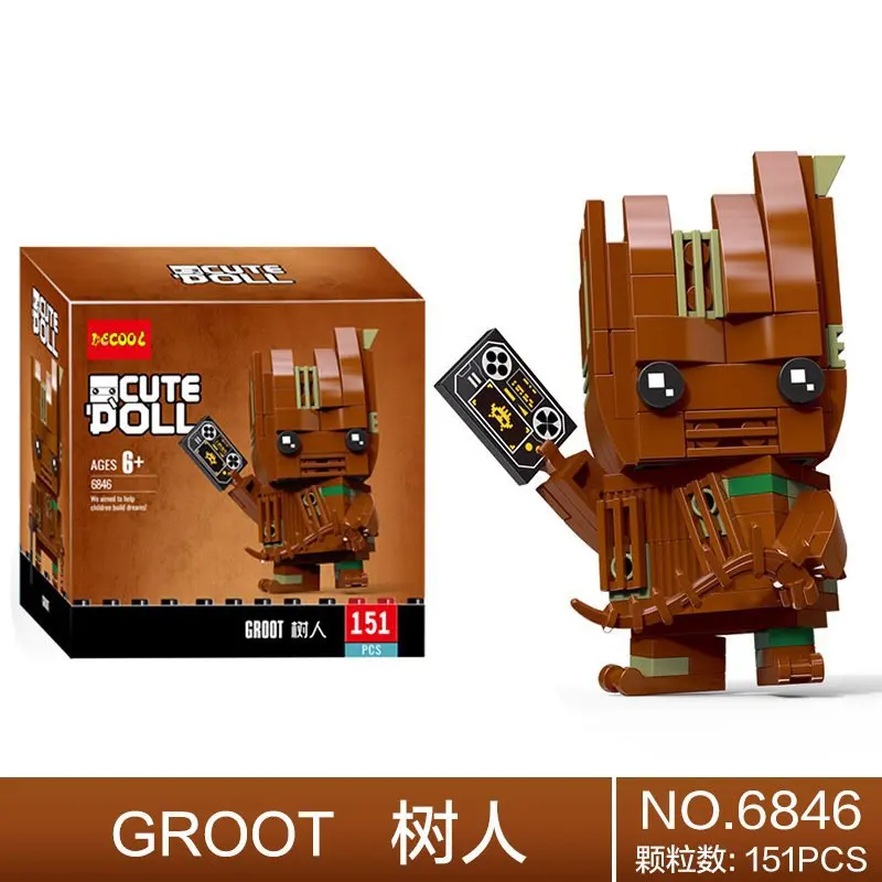 Детские строительные блоки Brickheadz Супергерои DC Лиги справедливости Железный