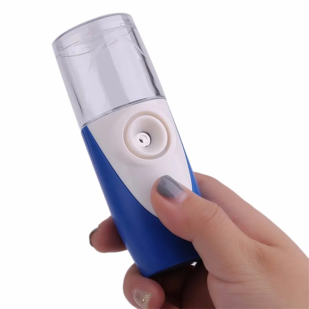 Compact Handheld Ultrasonic Nebulizer Mesh Nebuliser Face Steaming Device USB Rechargeable Humidifier Atomizer Children Adult | Красота и