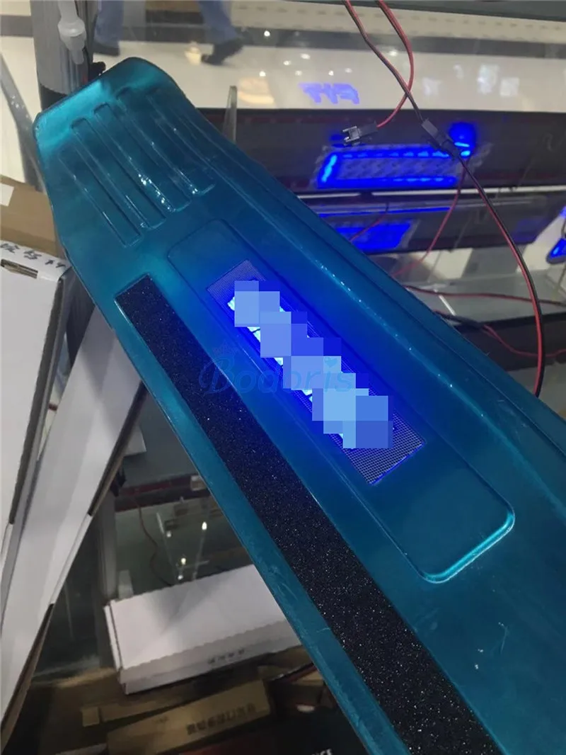 Комплект обшивки бампера для порога двери из нержавеющей стали светодиодный