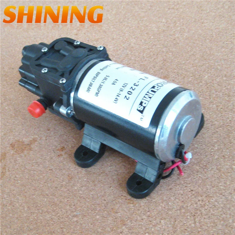 Самовсасывающий мини диафрагменный Электрический насос 80psi 12 В бытовой для