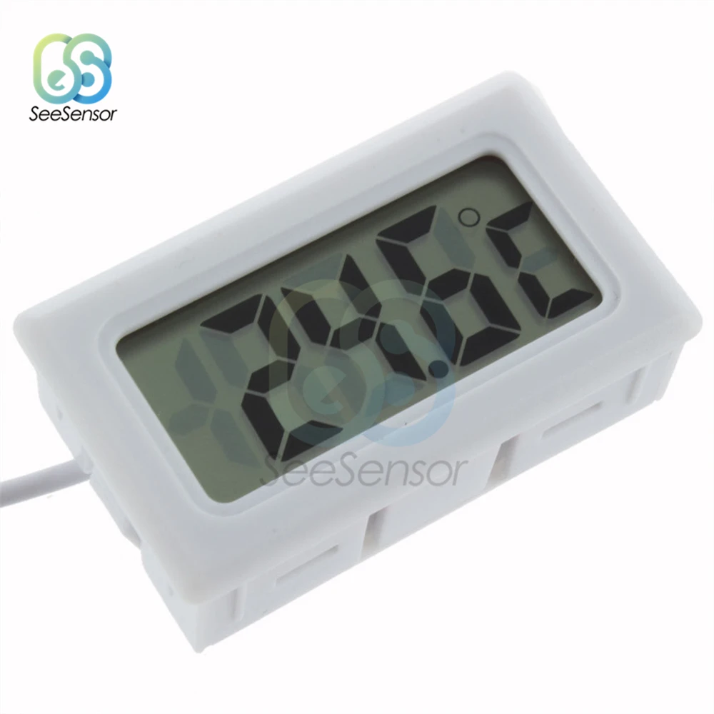 LCD Digital Thermometer -50~ 110 Degree Fridge Freezer Temperature Meter with Probe 1M | Инструменты
