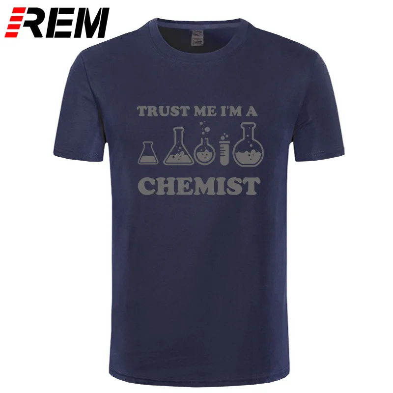 REM Trust Me I'm A Chemist забавная футболка для мужчин с принтом хлопок короткий рукав химия уличная Мужская футболка хип-хоп