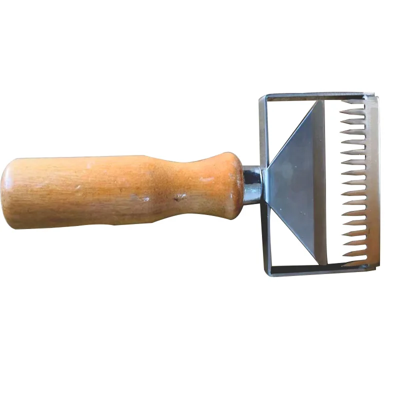 

Cutter Honey Scraper Bee Shovel Comb Uncapping Fork New Beekeeping Tools Wooden Handle Honey Knife for Beekeeper Equipment
