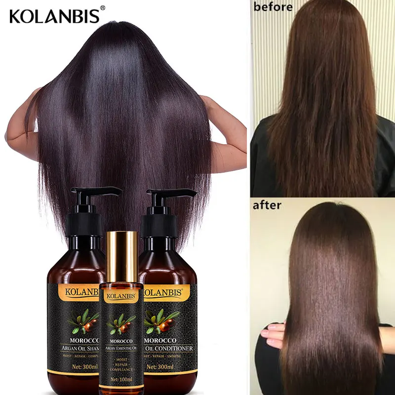 3 комплекта профессиональный шампунь/кондиционер с марокканским аргановым