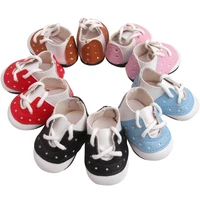 14 5 inch girls doll shoes sport shoes pu american new born gym shoe star doll sneakers baby toys fit milo doll x62
