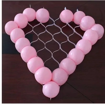Шарик в форме сердца 38 отверстий сетка аксессуар для дня рождения свадьбы