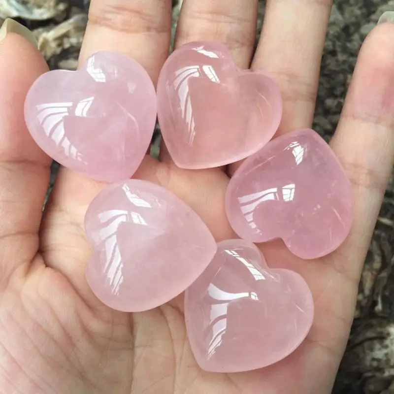 Драгоценные камни натуральные кристаллы розового кварца романтика близость