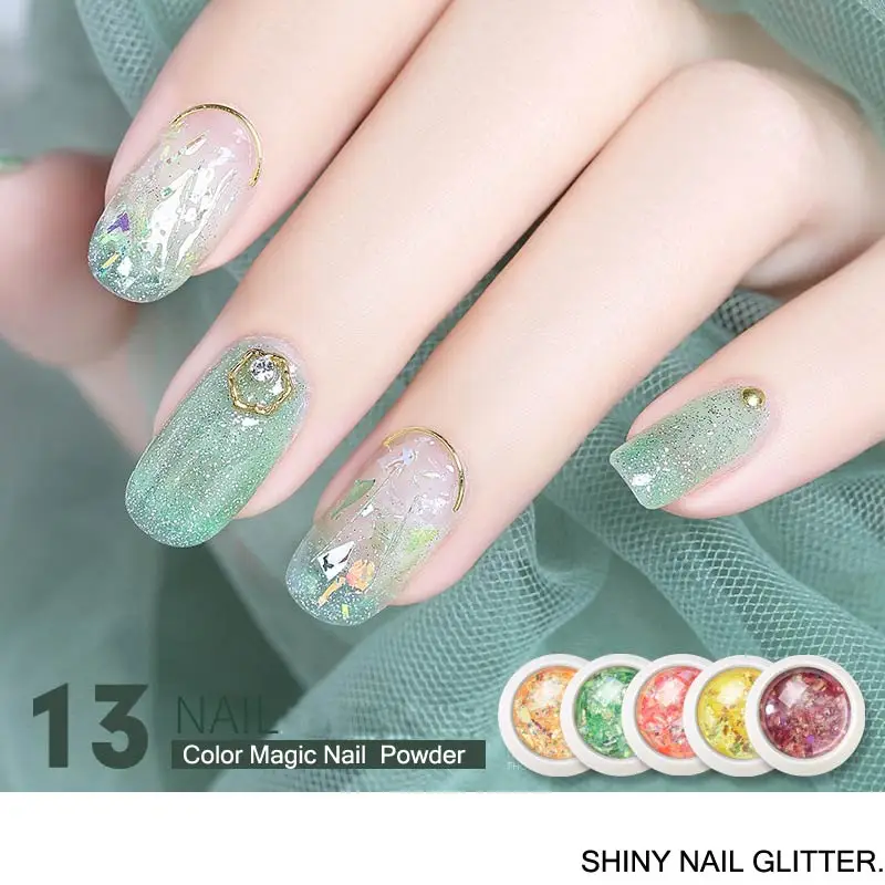 1 коробка сделай сам неровные ногти блестки дизайн ногтей украшение массивный