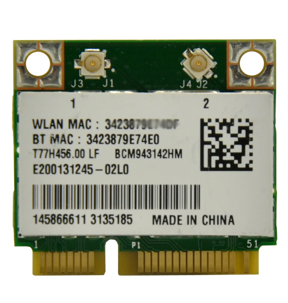 Broadcom BCM943142HM 300mbps PCi E WiFi адаптер Mini Express с Bluetooth 4 0 для ноутбука ПК|mini pci express wifi|pci wifimini