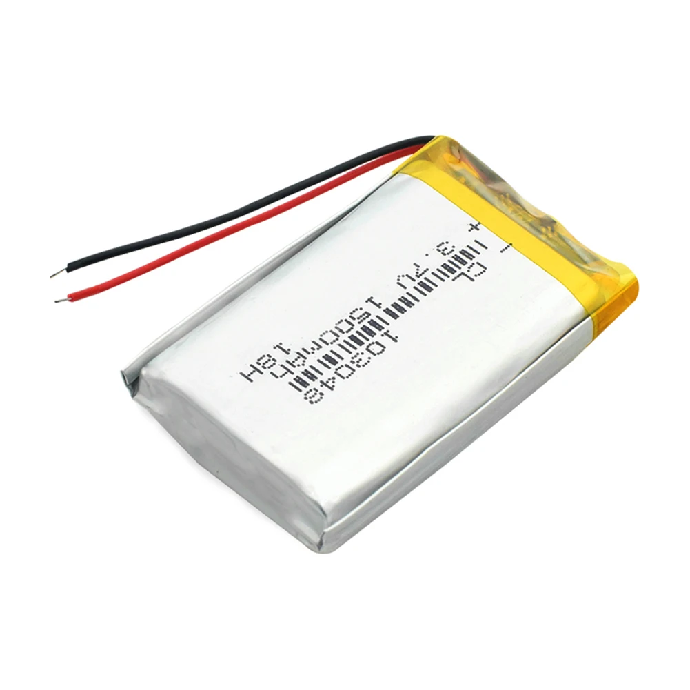 Перезаряжаемый литий-полимерный аккумулятор 1500mAh Li-Po, сменный аккумулятор 103048, самодельный Аккумулятор для MP3 MP4, DVD, динамика камеры