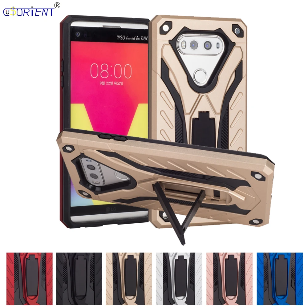 Для LG V20 чехол бампер с подставкой 5 7 &quotH990N H990 H910 F800 H918 H990DS F800S LS997 US996 VS995 Гибридный
