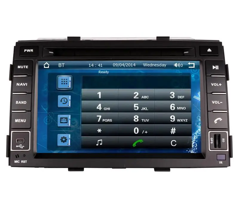7 дюймовый автомобильный DVD плеер с GPS (опционально) аудио радио стерео USB/SD AUX BT/TV