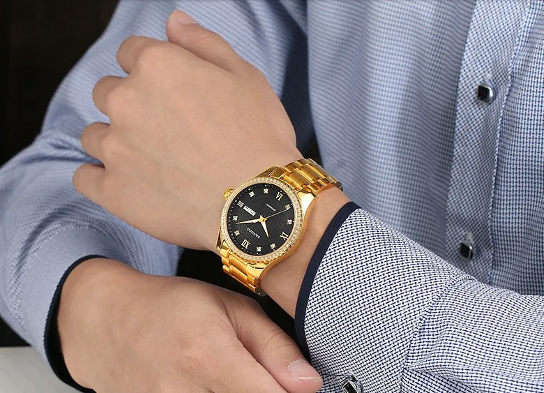 Роскошные часы Sangdo 40 мм автоматическое самокручивающееся движение сапфировое