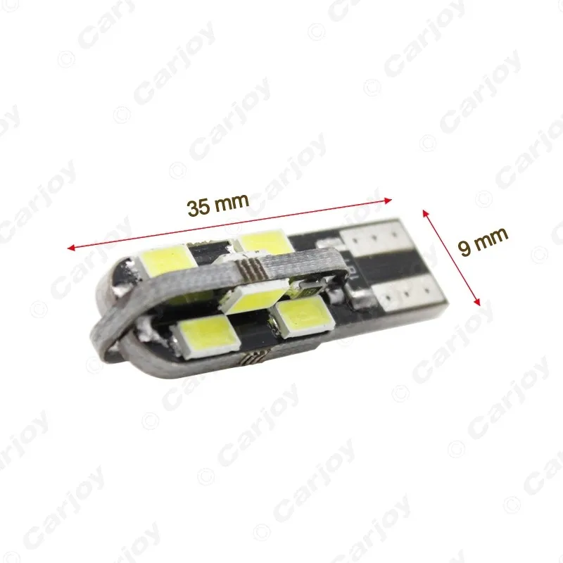 LEEWA 50 шт. DC12V T10 W5W 194 168 12 LED 3528 SMD CANBUS без ошибок Автомобильные Боковые светодиодные