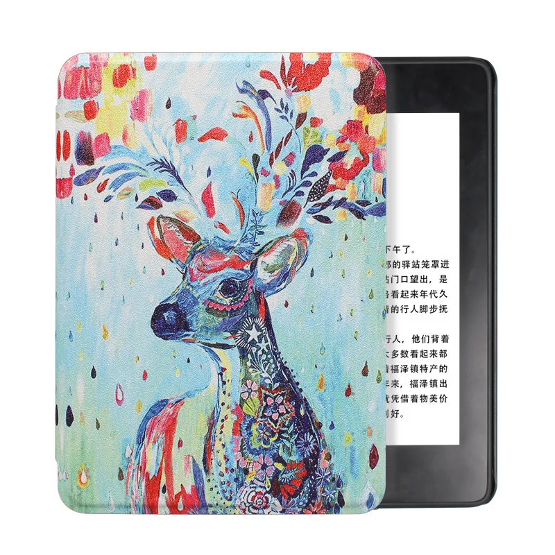 Для всех новых чехлов Kindle 2019 тонкий чехол из искусственной кожи умный для 10 J9G29R