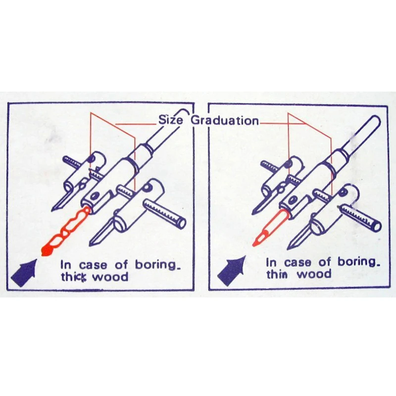 30 мм-200 мм Регулируемая Дерево Гипсокартон Круг Отверстия Сверла Биты Резца Пила