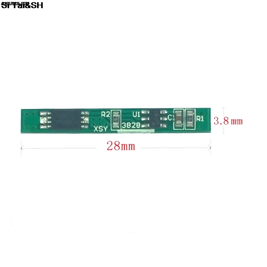 Защитная плата 1S 3 7 V 3A li ion BMS PCM для литий ионной батареи 18650|Интегральные схемы| |