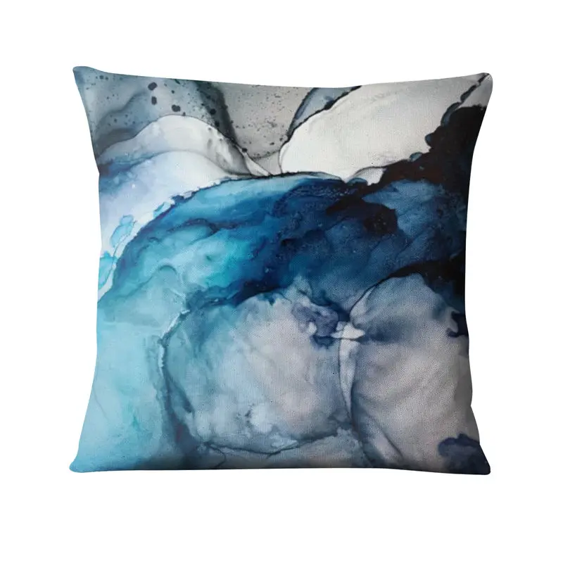 Декоративные Чехлы для подушек с абстрактными чернилами Геометрическая